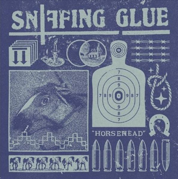 Sniffing Glue - Horsehead 12"EP (Black Vinyl)